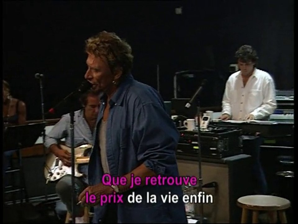 KARAOKE JOHNNY HALLYDAY - L'envie