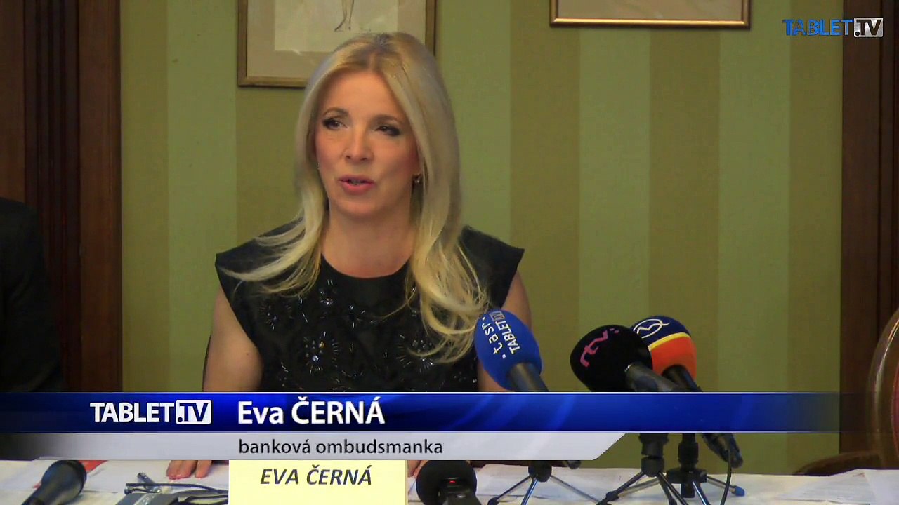 ZÁZNAM: Banková ombudsmanka Eva Černá zhodnotila uplynulý rok