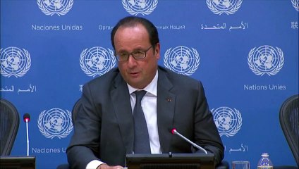 François Hollande mobilise sur le climat à l'ONU