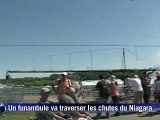 Traversée spectaculaire des chutes du Niagara par le funambule Nik Wallenda