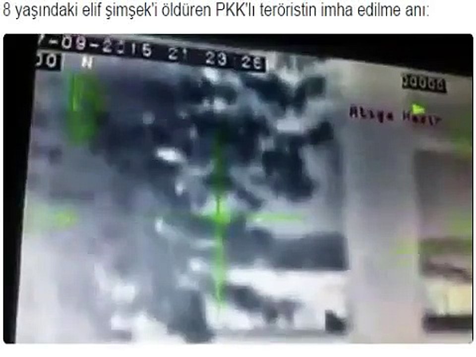 Diyarbakır Bismilde 9 Yaşındaki Elif Şimşeki Öldüren PKK lılar  28.09.2015