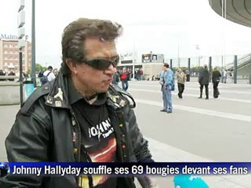 L'inoxydable Johnny Hallyday souffle ses 69 bougies au Stade de France
