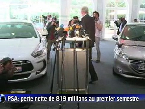 PSA, dans le rouge au premier semestre, se serre encore la ceinture