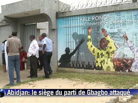 Côte d'Ivoire: le siège du parti de Gbagbo attaqué à Abidjan, trois blessés