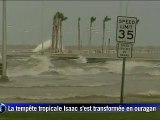 USA: déversant des trombes d'eau, Isaac se rapproche de La Nouvelle-Orléans