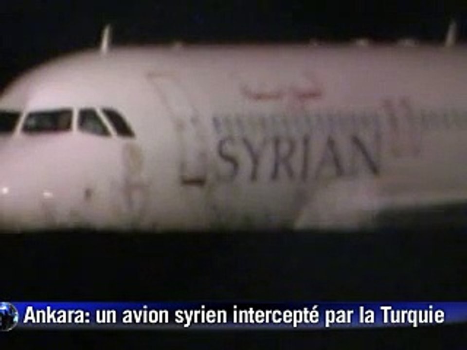 Damas accuse Ankara de comportement hostile après l'interception de l'avion