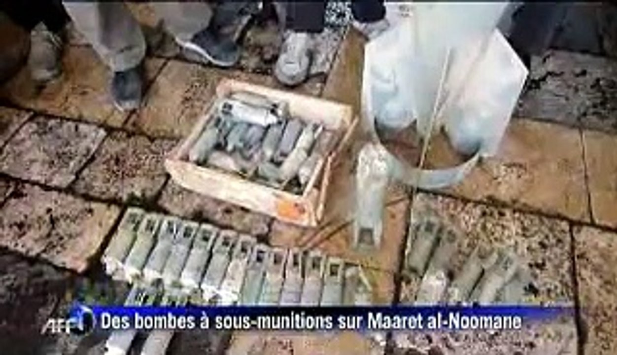 L'armée largue des bombes à sous-munitions, Brahimi à Damas