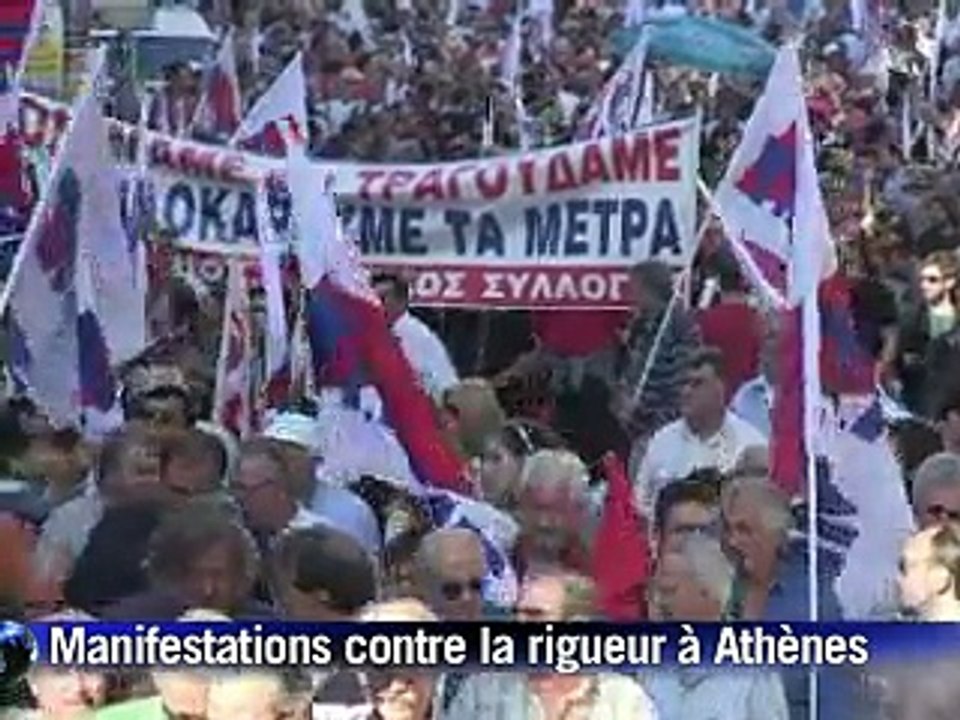 Grèce: des milliers de manifestants contre la rigueur