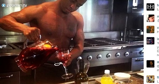 P. Diddy squatte la piscine avec sa maman