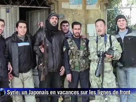 Syrie: un touriste japonais tue l'ennui sur les lignes de front