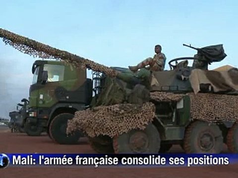 Mali: soldats français et maliens entrent à Diabali, traquent les islamistes