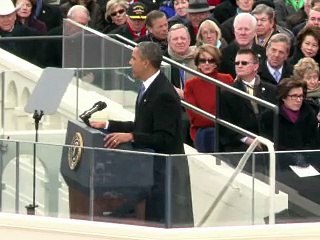 Etats-Unis: investi pour un second mandat, Obama appelle à renforcer les libertés