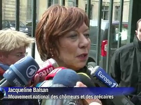 Les associations de chômeurs en colère après leur rendez-vous avec Michel Sapin