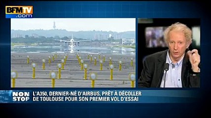 Premier vol d'essai réussi pour le nouvel A350 d'Airbus