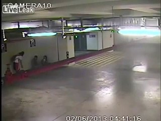 Des jeunes trucs tabassés par des policiers dans un parking