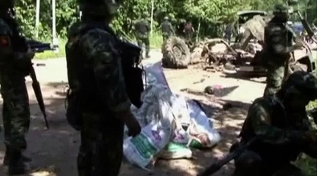 Insurrection en Thaïlande: 7 soldats tués par une bombe