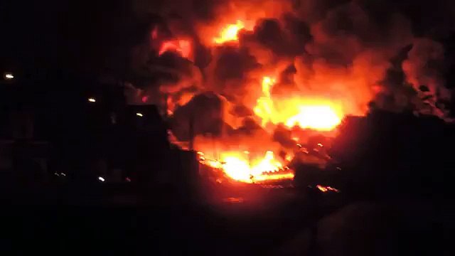 L'explosion du train dans le centre-ville de Lac-Mégantic au Canada