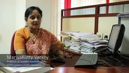 Prof. Mariyakutty Varkey message to the current students