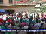 Accident en Italie: deuil national pour les funérailles des victimes