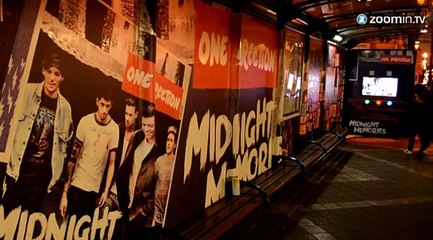 Un arrêt de bus One Direction à Bruxelles