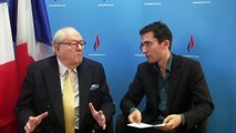 Jean Marie Le Pen explique la baisse de la consommation du porc