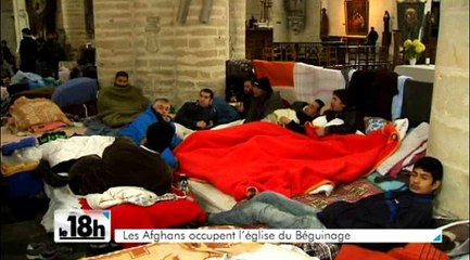 Bruxelles: une église occupée par des Afghans