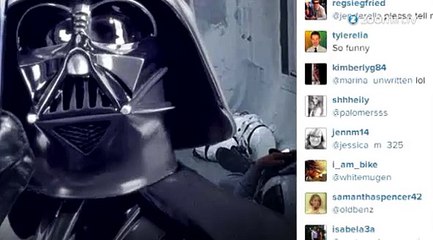 Dark Vador aime se prendre en photo