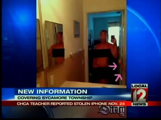 Une institutrice se prend en photo toute nue