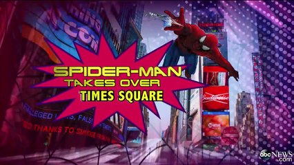 Spiderman laisse tomber une journaliste