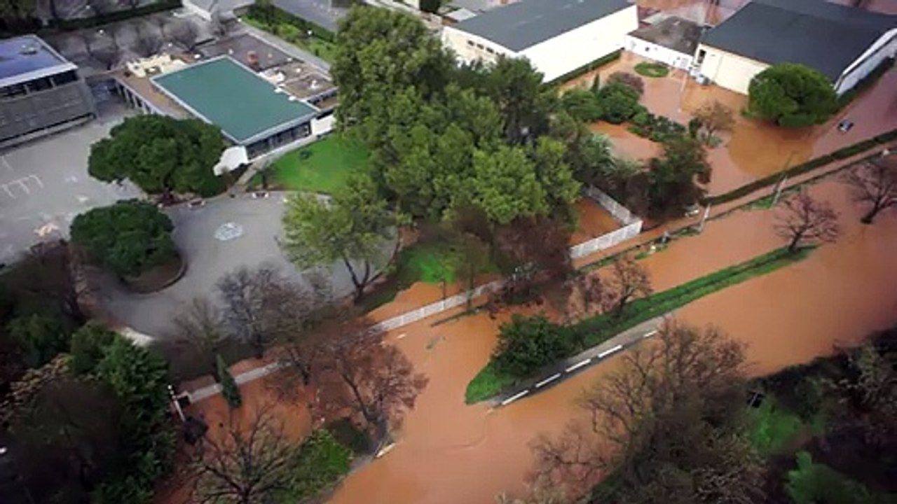 Les inondations du Var filmés par un drone