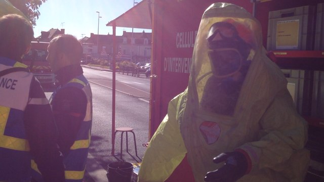 Exercice : train contre camion d'ammoniac