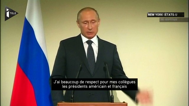 Poutine : Obama et Hollande ne sont pas citoyens syriens