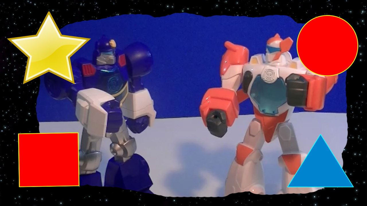 Shapes Game with Robots and the Box of Adventure!