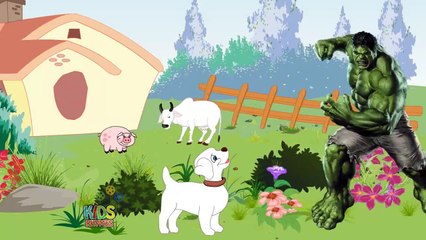 SuperHero Rhymes | Hulk Powers | Kids Rhymes Cartoon Video | 10 Minutes Collection