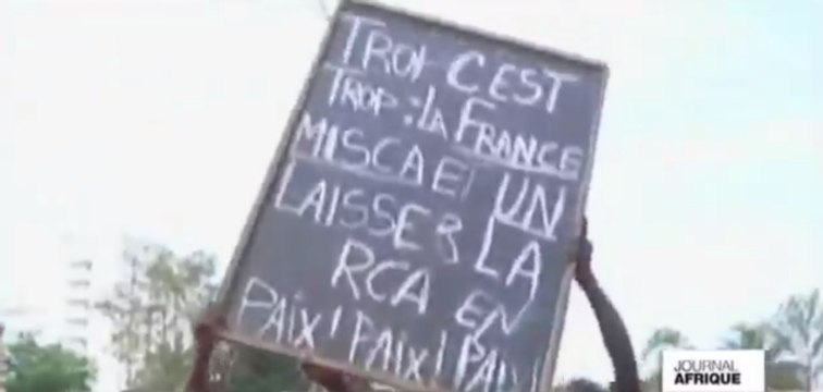 Le chaos en Centrafrique, à travers nos télés
