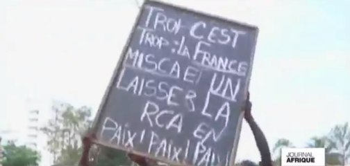 Le chaos en Centrafrique, à travers nos télés