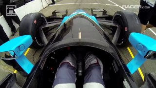 Simon Pagenaud Tests the New Honda Indy Car Twin Turbo