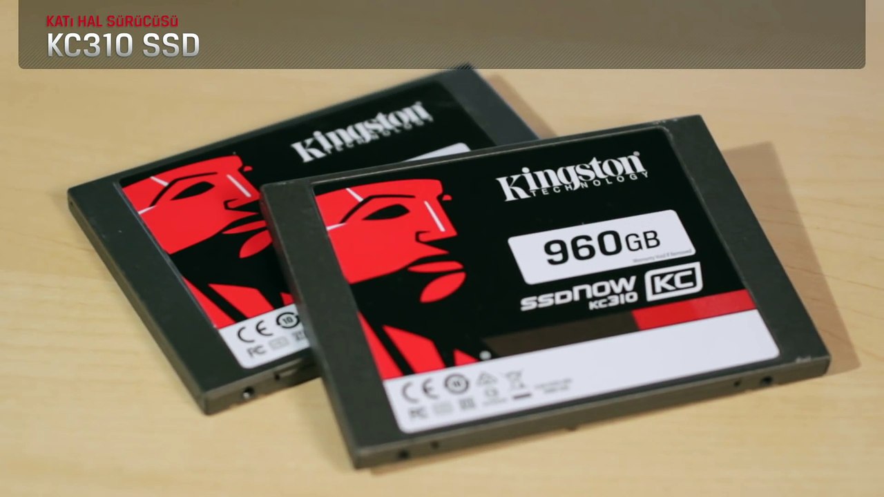 KC310 SSD  960GB veri saklama alanı