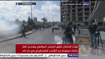 قوات الاحتلال تطلق الرصاص المطاطي وقنابل الغاز باتجاه شباب فلسطينيين في رام الله