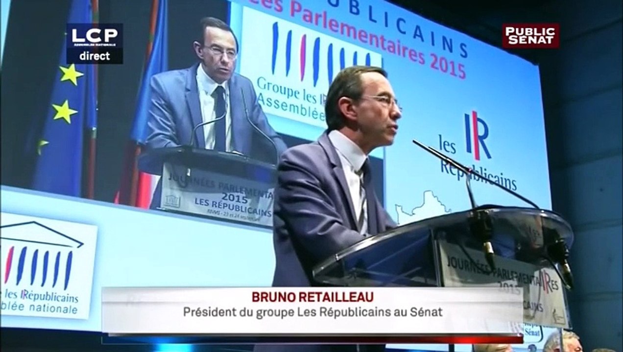 Intervention de Bruno Retailleau aux Journées Parlementaires des Républicains à Reims