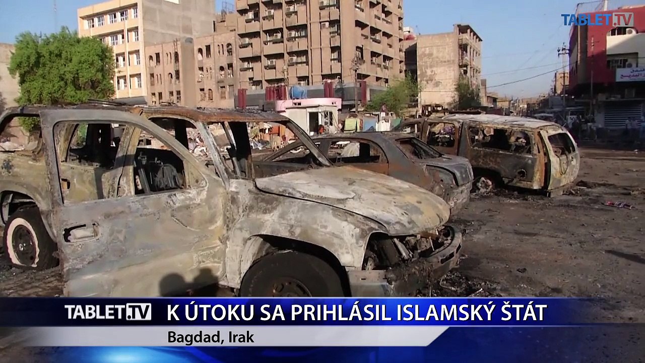 Islamský štát sa prihlásil k bombovému útoku autom v centre Bagdadu