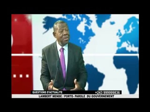 Lambert MENDE attaque à L'Opposition ; 20 Partis avec 2000 personnes sur une ville de 10 Millions, vous n'etes pas des Grands Partis