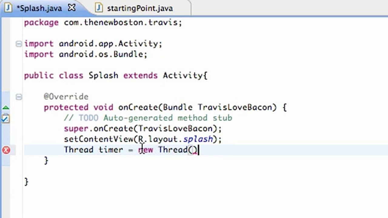 Android Application Development Tutorial - 14 - The Framework of a Thread