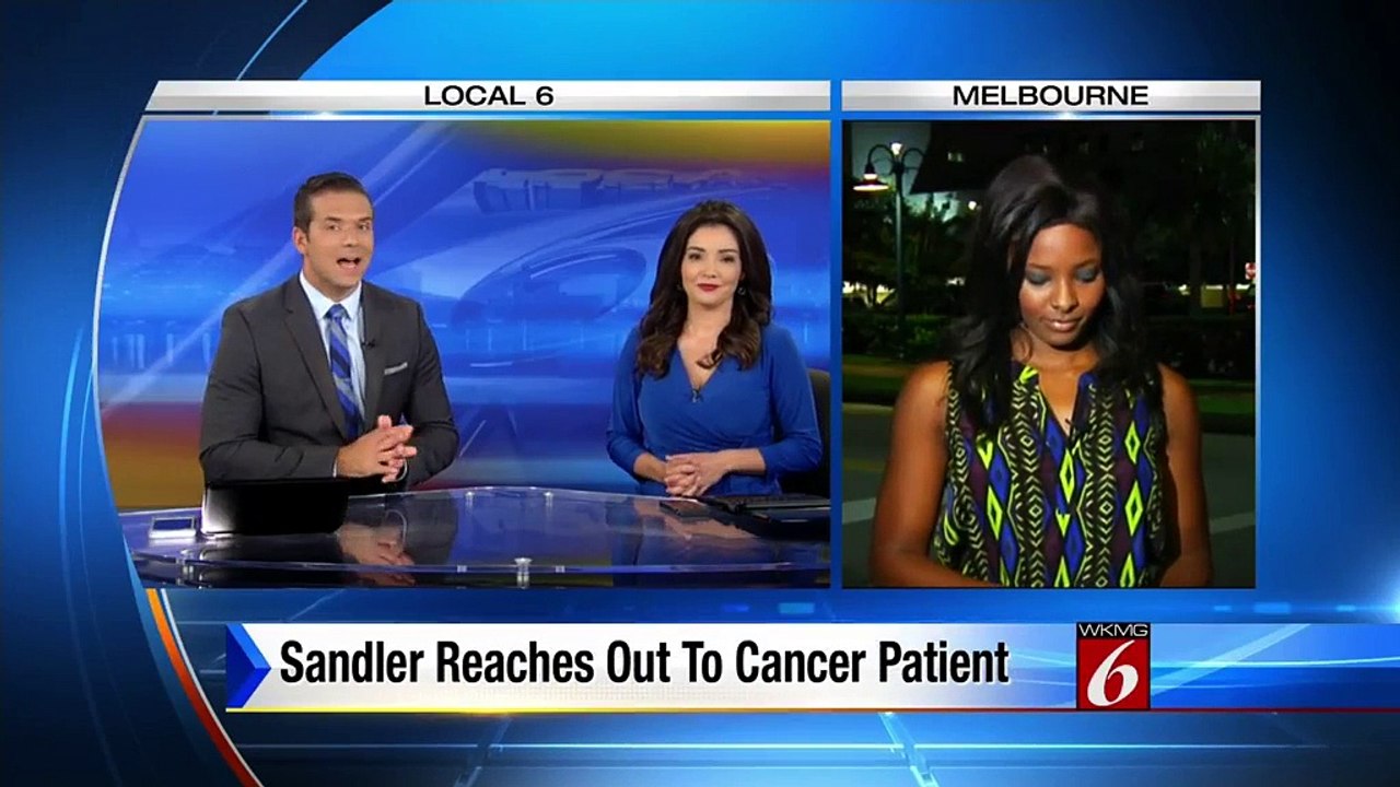 Adam Sandler Calls Fan With Cancer