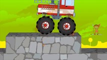 Colors for Children to Learn with Monster Fire Truck - Colours for Kids to Learn - Learning Videos