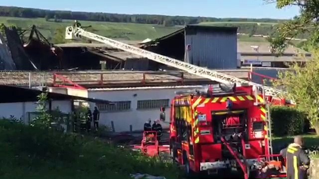 Incendie à Dormans