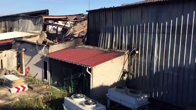 Après l'incendie à Dormans