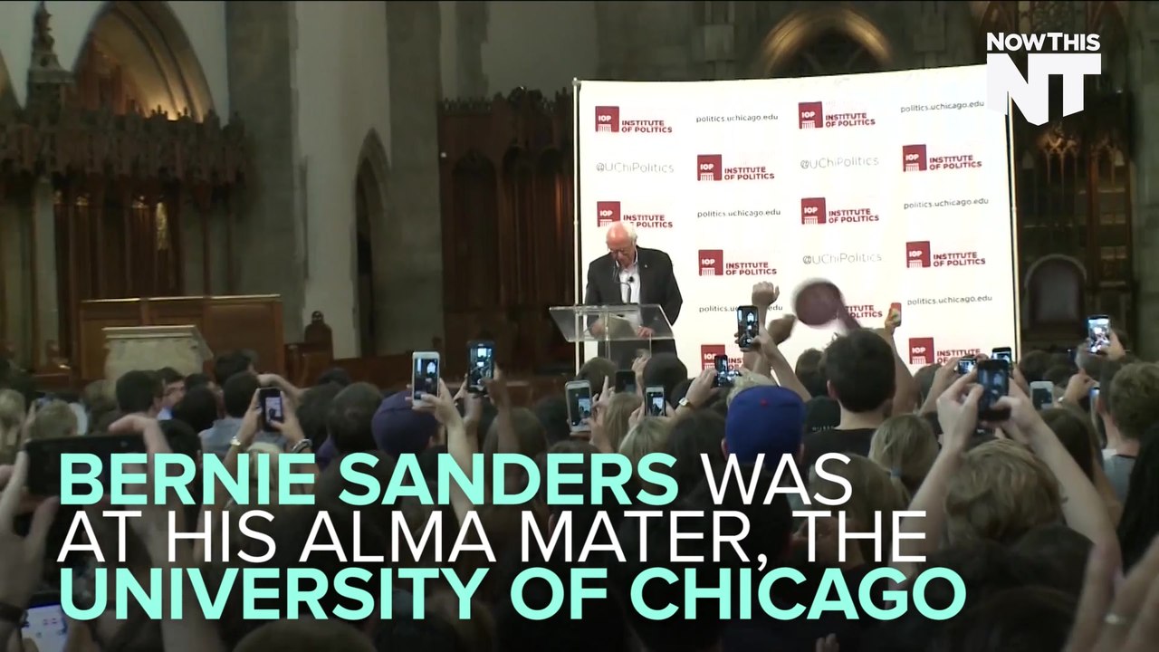 Bernie Sanders Returns To His Alma Mater To Energize A New Generation