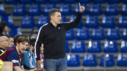 FCB Lassa (handbol) Xavi Pascual: "Jugar y competir es lo que nos hace falta"