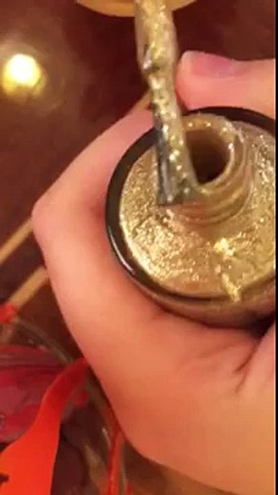 Silver,gold and black nail art tutorial